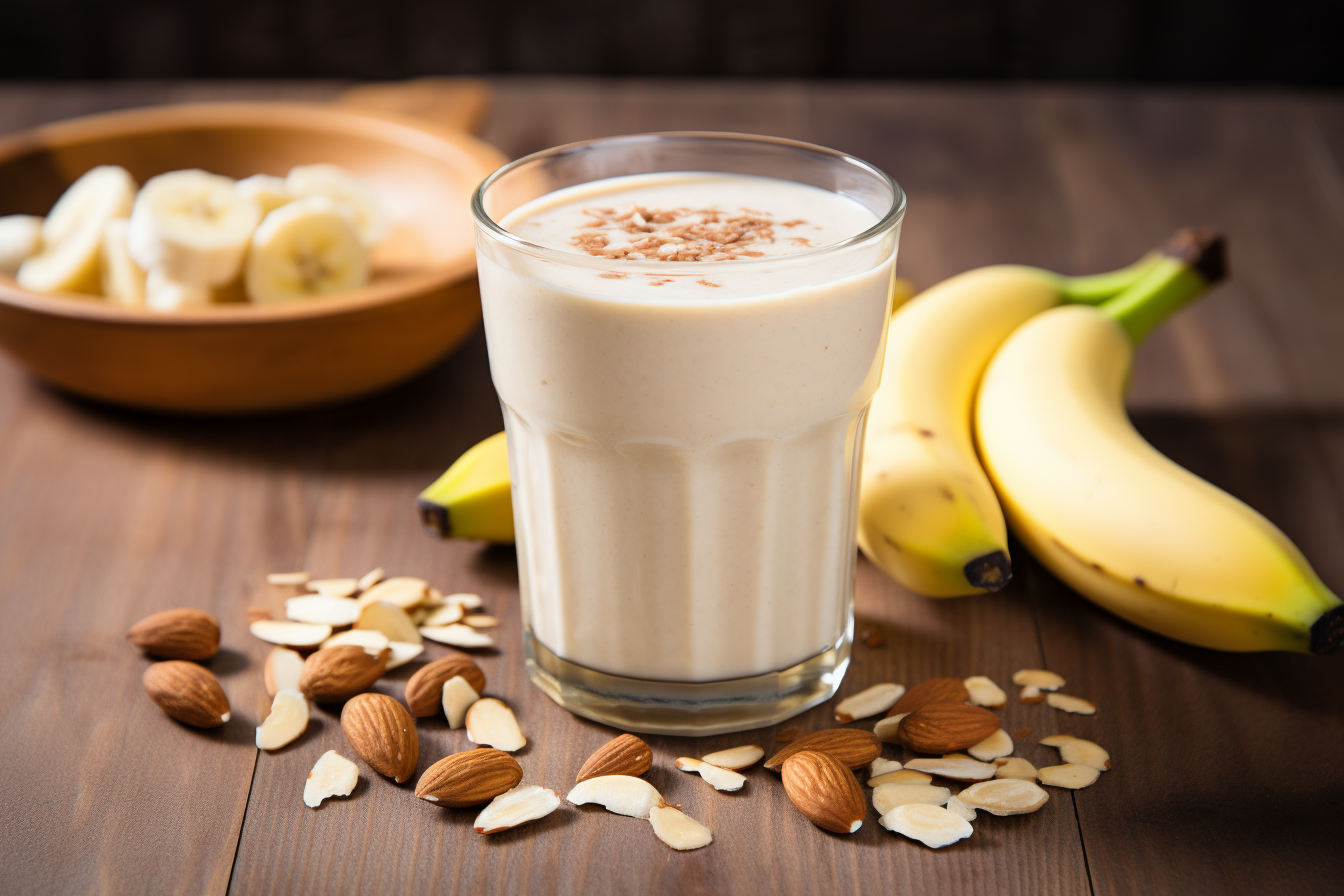 Delicious and Nutritious Banana Almond Milk Smoothie