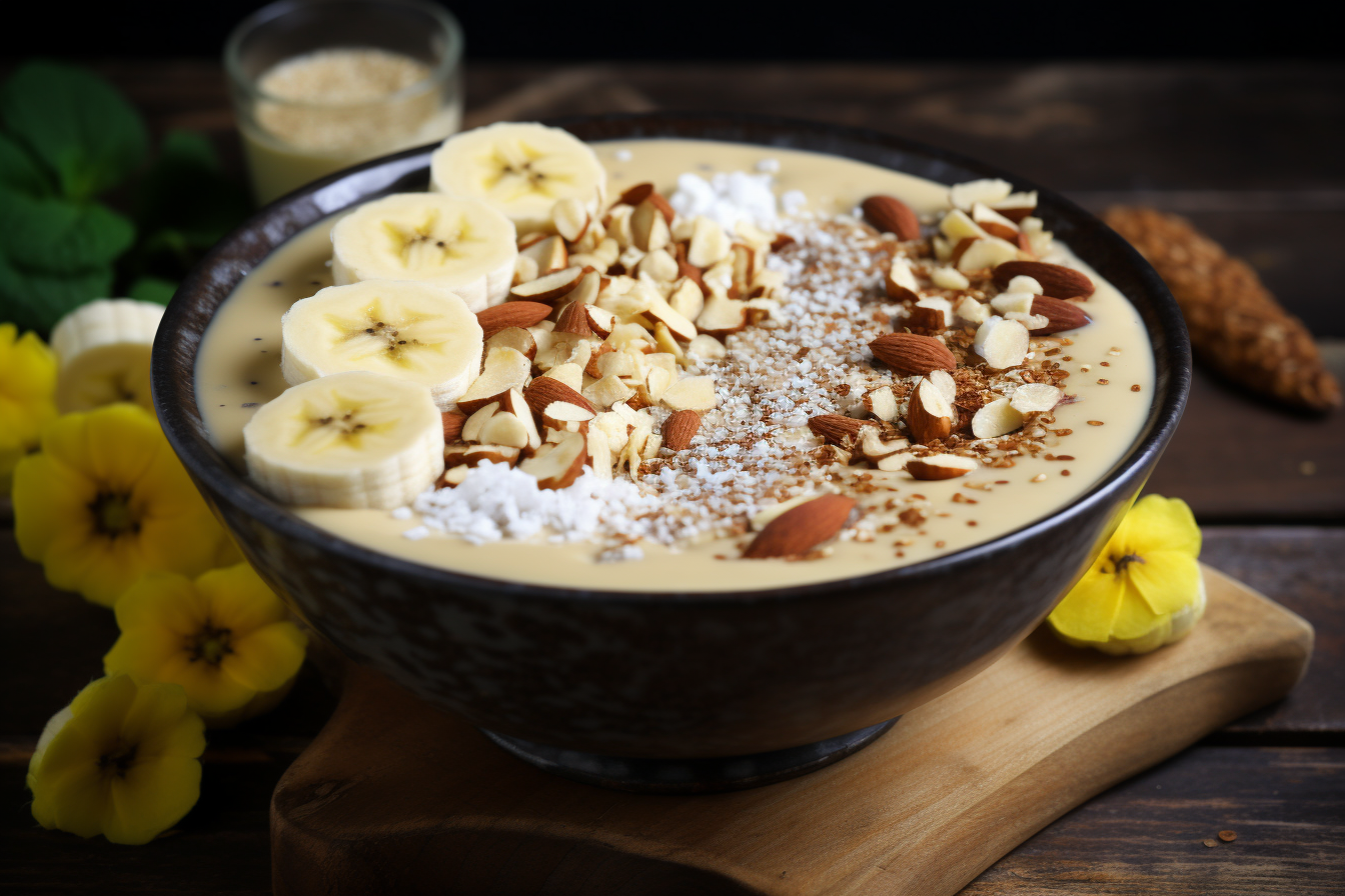 BlendnBrew - The Perfect Banana Smoothie Bowl Recipe