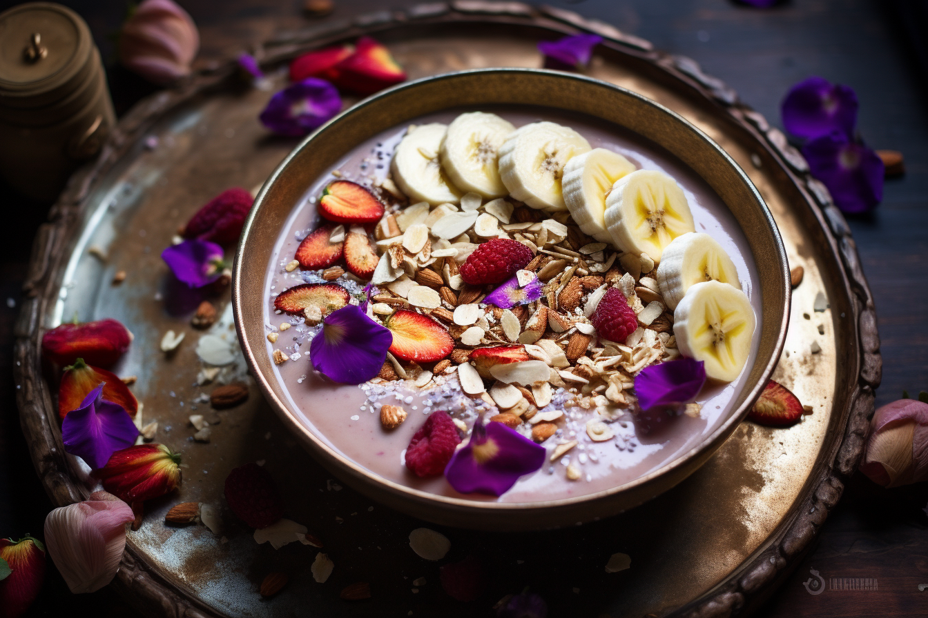 BlendnBrew - The Perfect Banana Smoothie Bowl Recipe