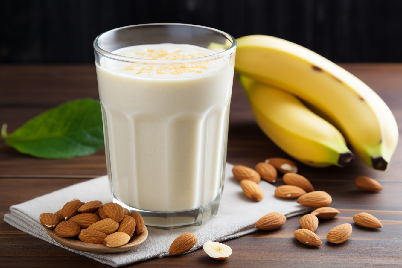 The Ultimate Banana Smoothie with Almond Milk Recipe