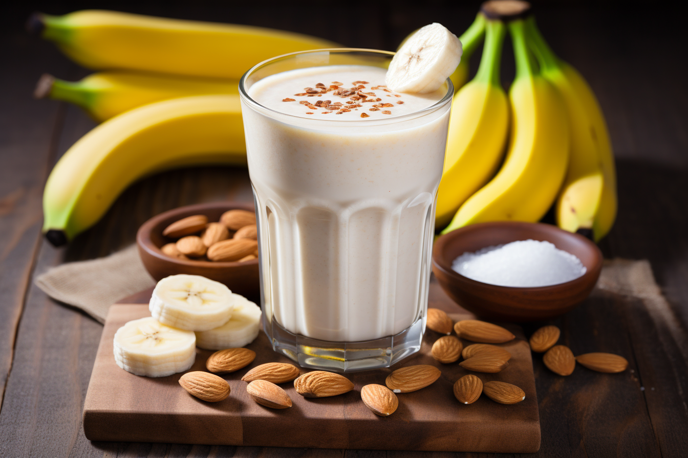 The Ultimate Banana Smoothie with Almond Milk Recipe