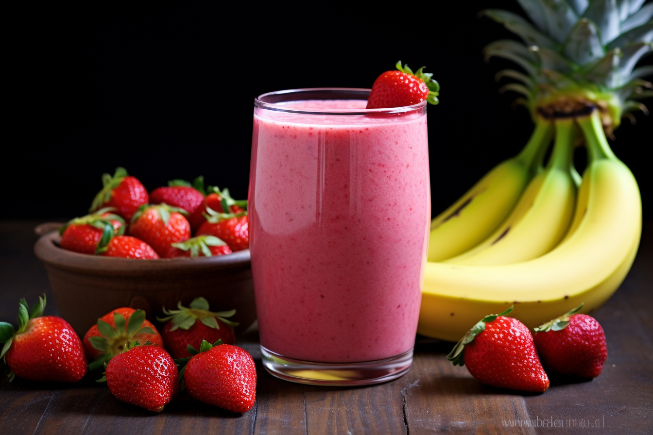 Smoothie Recipe: Strawberry Banana Pineapple