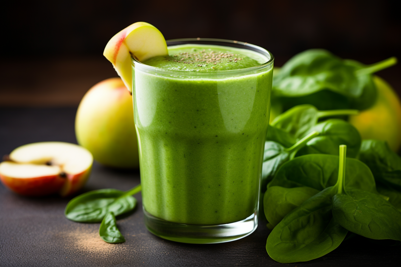 BlendnBrew: The Apple Banana Spinach Smoothie Recipe