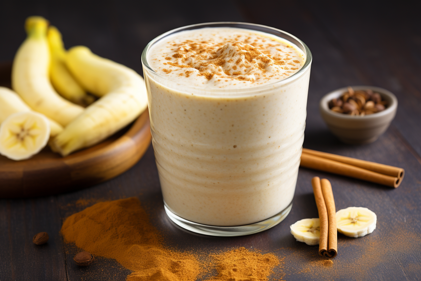 BlendnBrew - Banana Cinnamon Smoothie Recipe