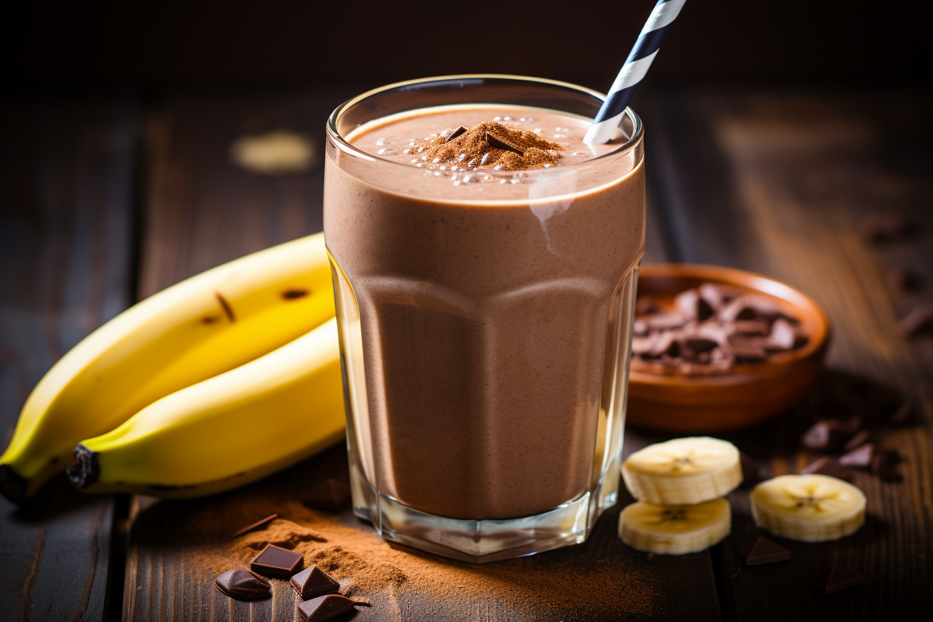 Blend it Up with Mandy: Chocolate Banana Protein Shake