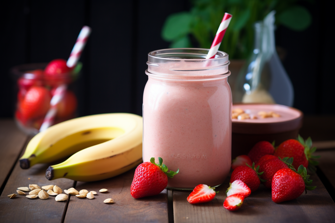 BlendnBrew - Your Guide to the Perfect Peanut Butter Strawberry Banana Smoothie