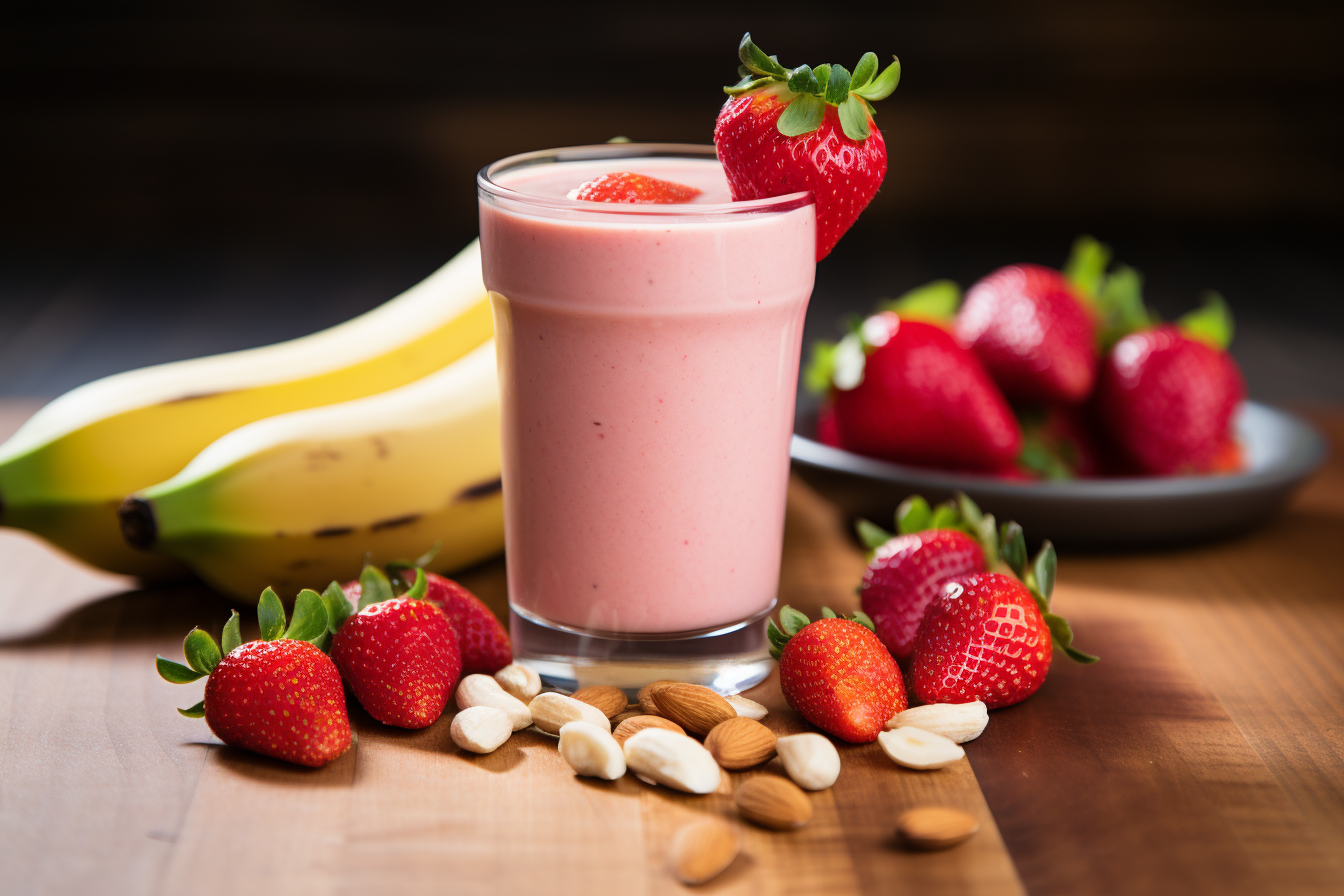 Strawberry Banana Almond Milk Smoothie: A Delicious and Nutritious Blend