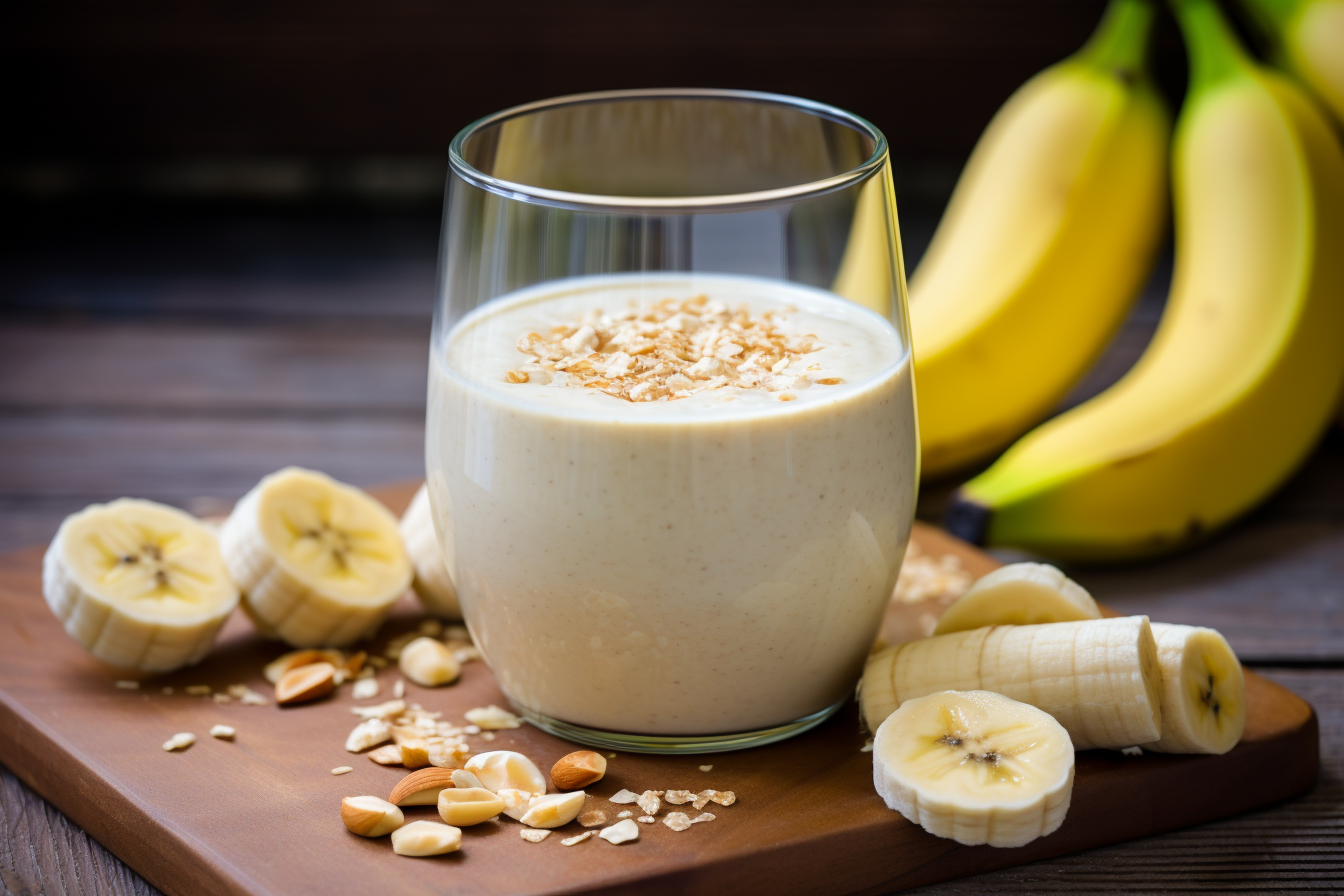 BlendnBrew - PB2 Banana Smoothie Recipe