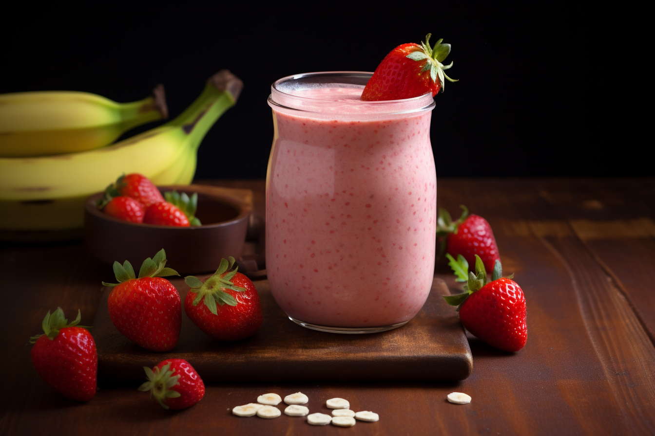 Strawberry Banana Oatmeal Smoothie - A Deliciously Nutritious Blend