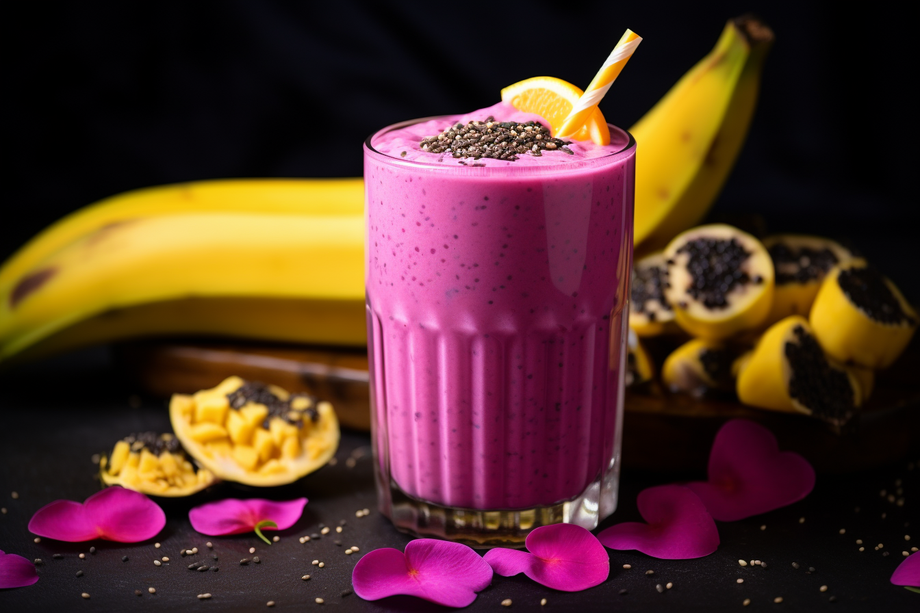 Banana Dragon Fruit Smoothie: An Exotic Delight for a Healthy Start