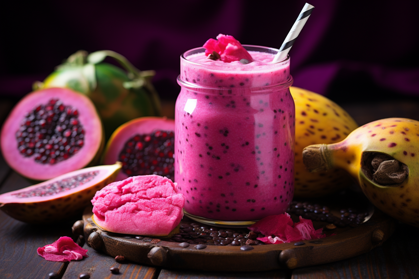 Banana Dragon Fruit Smoothie: An Exotic Delight for a Healthy Start