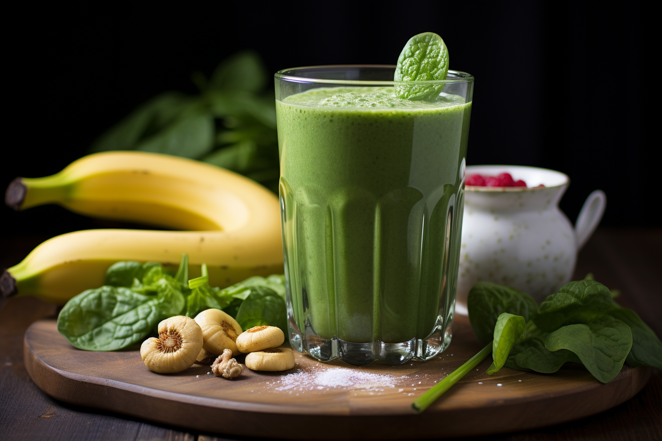 BlendnBrew: Banana Green Smoothie Recipe