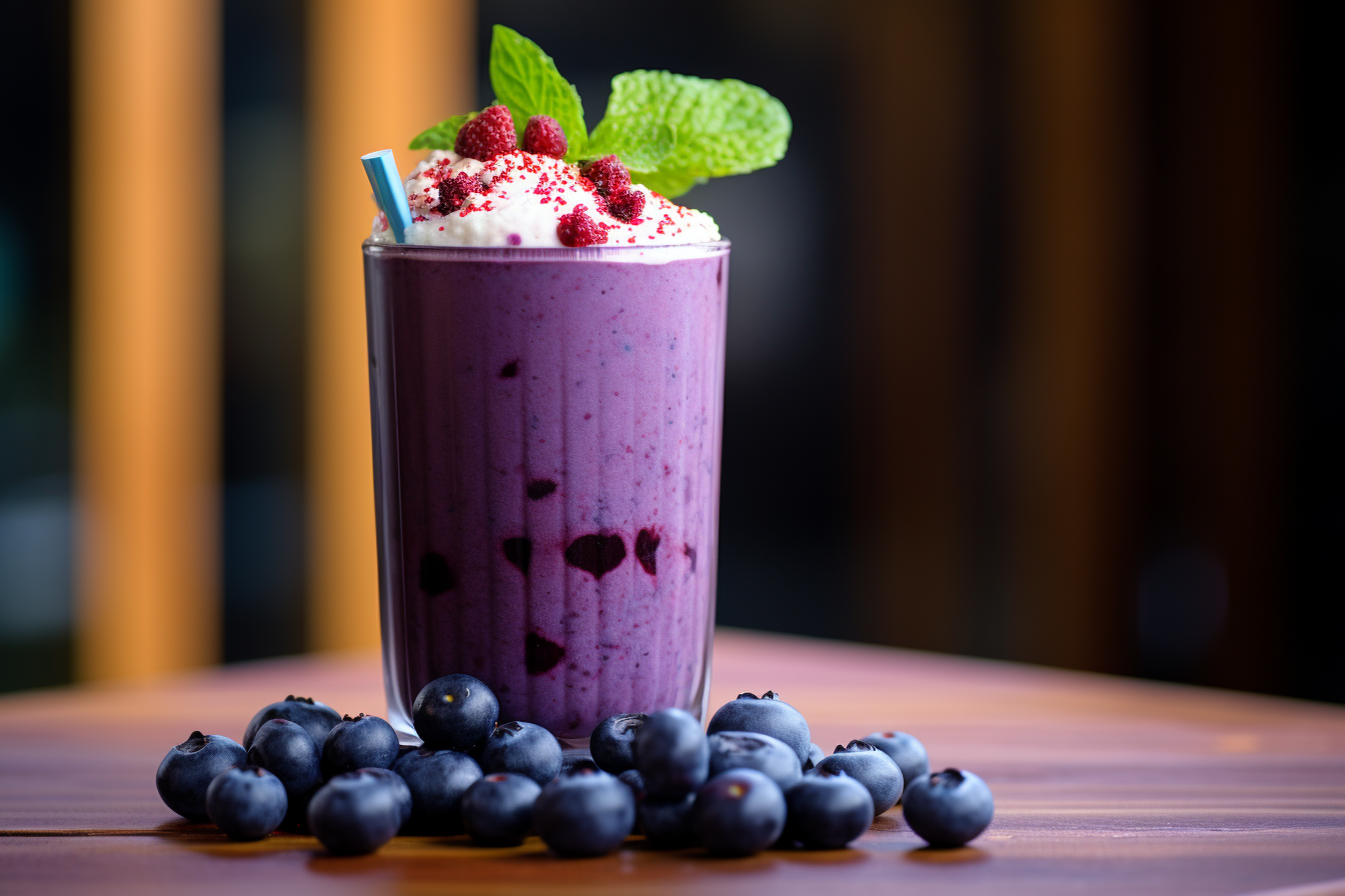 Blueberry Protein Shake - A Delicious and Nutritious Boost for Your Day!