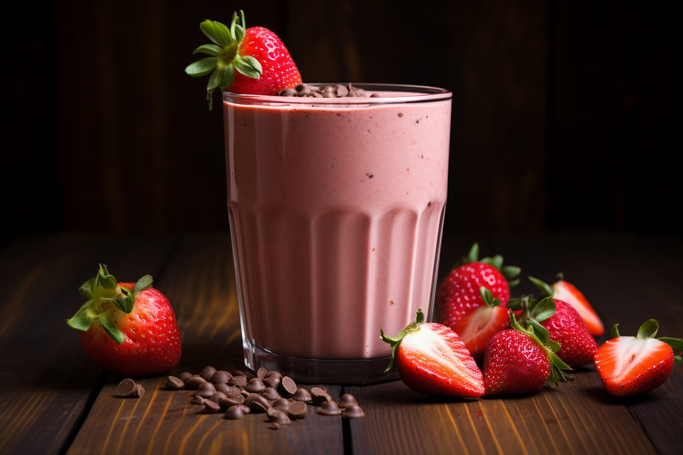 Indulgent and Nutritious: The Chocolate Covered Strawberry Smoothie