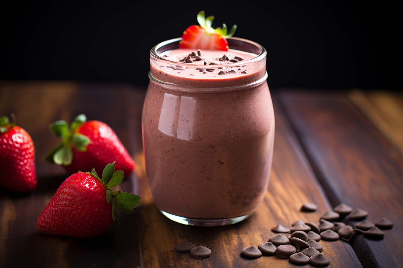 Indulgent and Nutritious: The Chocolate Covered Strawberry Smoothie