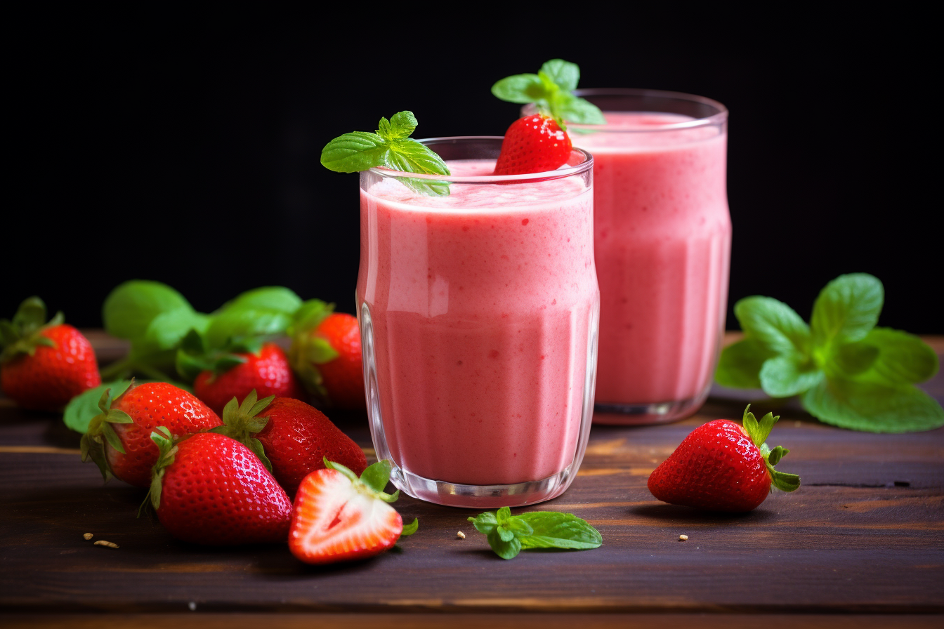 Easy Strawberry Smoothie Recipes: 3 Ingredients