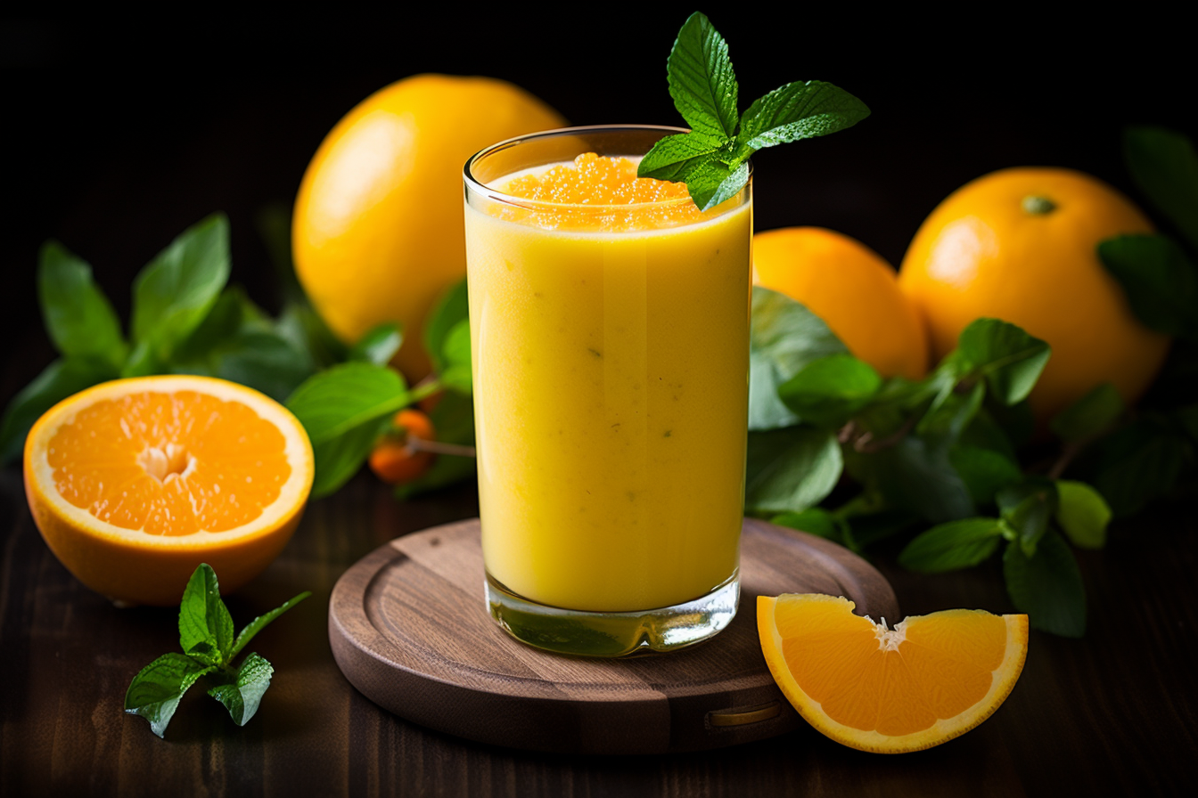 Smoothie with Orange Juice: A Refreshing and Nutritious Blend