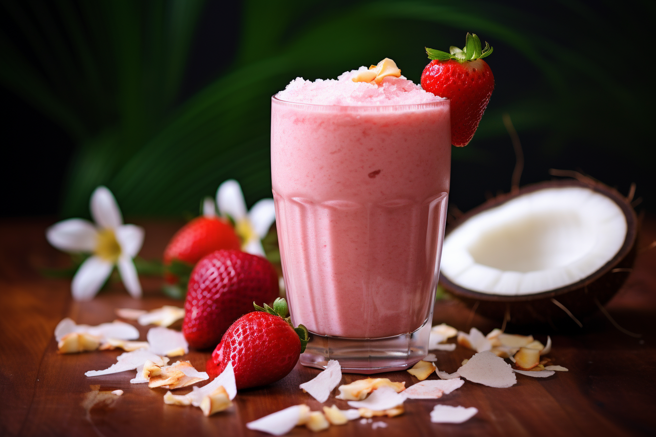 Strawberry Coconut Smoothie - A Tropical Delight for Health and Happiness