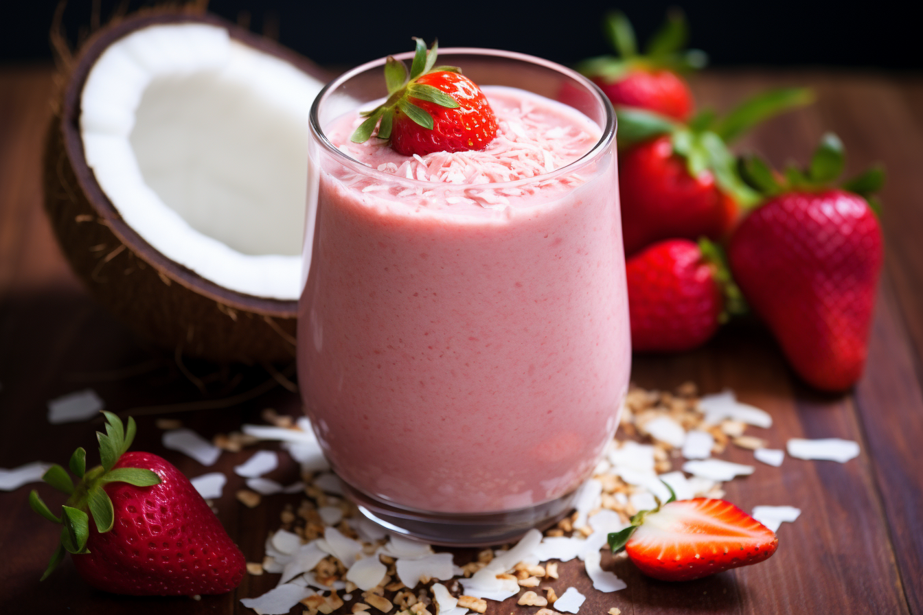 Strawberry Coconut Smoothie - A Tropical Delight for Health and Happiness