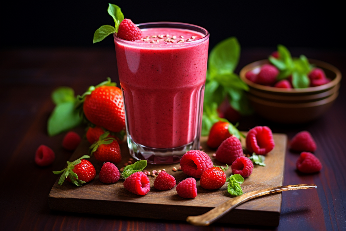 Strawberry Raspberry Smoothie - A Refreshing and Nutritious Delight