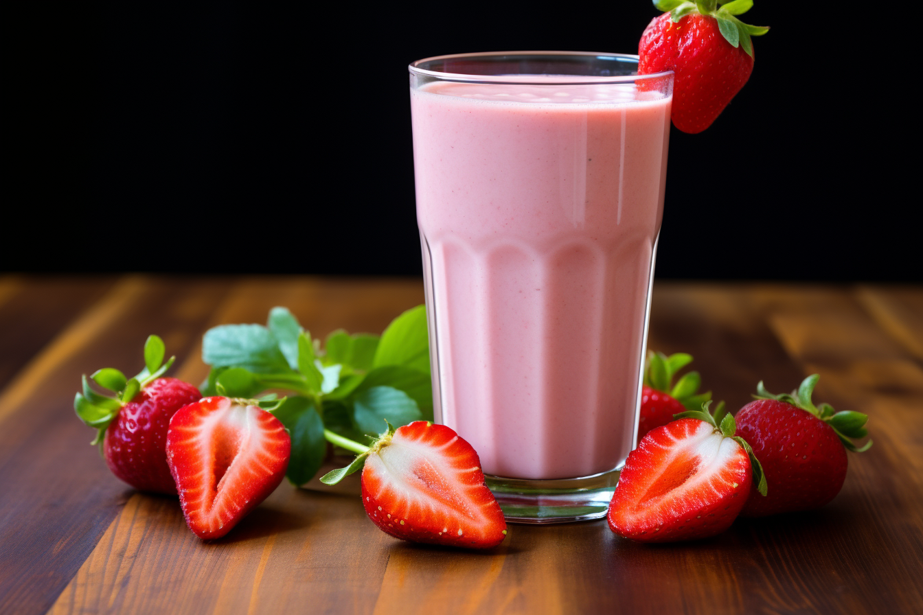 Strawberry Smoothie Recipe with Milk: A Refreshing and Nutritious Treat 