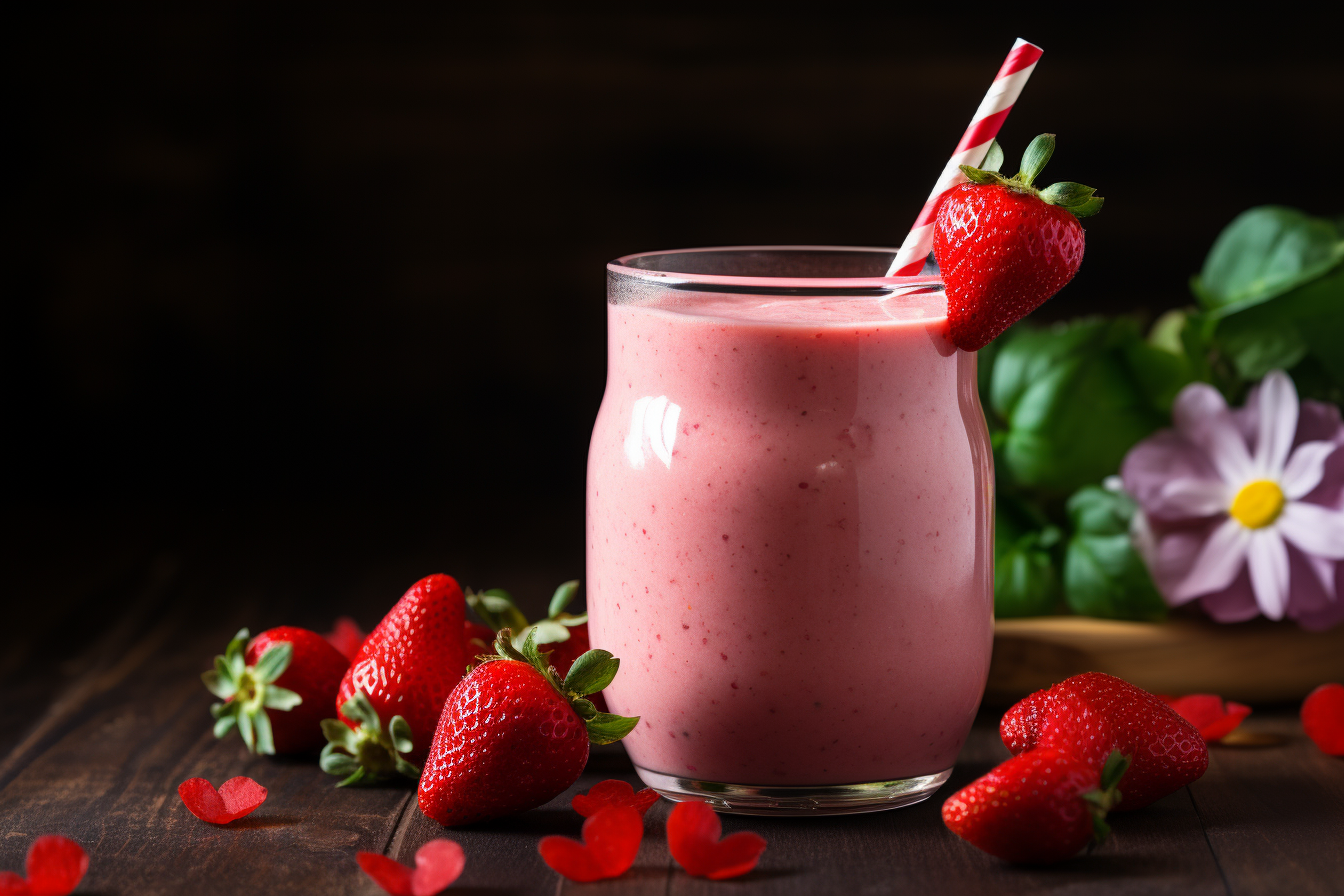 Strawberry Smoothie Recipe with Milk: A Refreshing and Nutritious Treat 