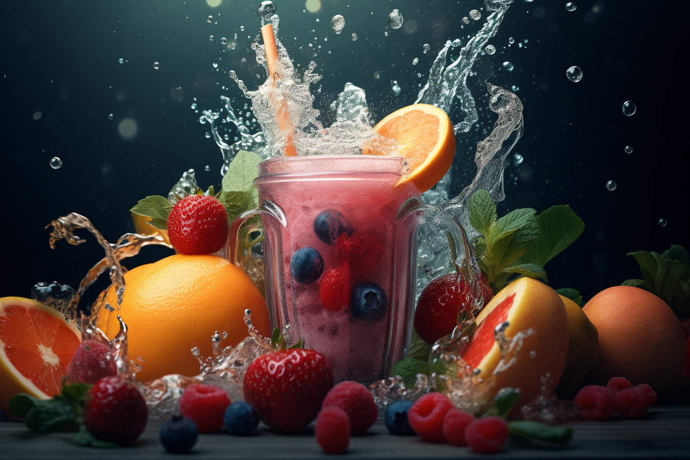 Refreshing and Nutritious: Strawberry Banana Mango Smoothie with Water