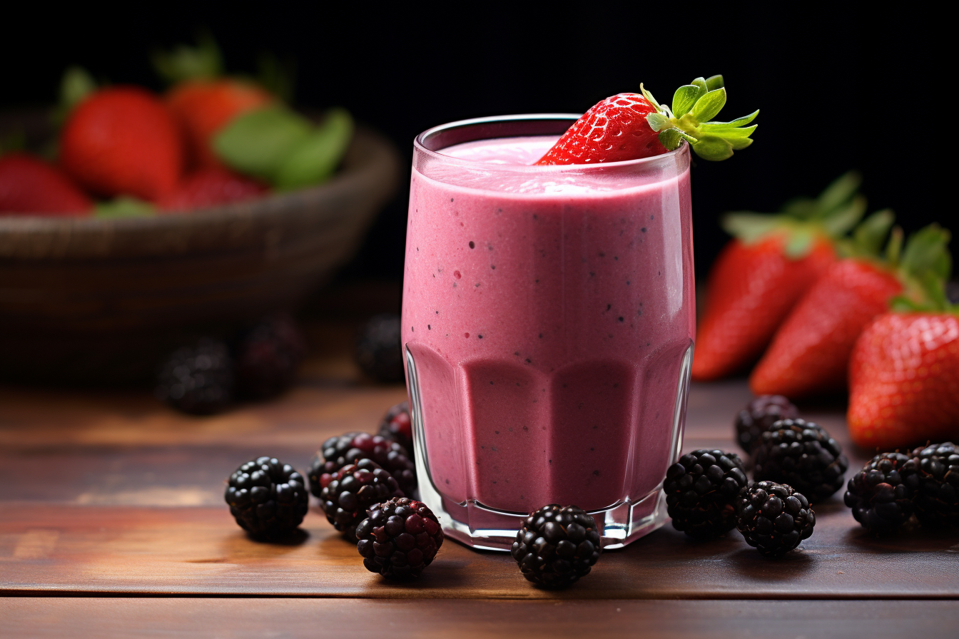 Strawberry Blackberry Smoothie - A Burst of Berries!