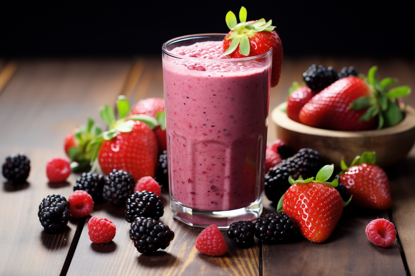 Strawberry Blackberry Smoothie - A Burst of Berries!