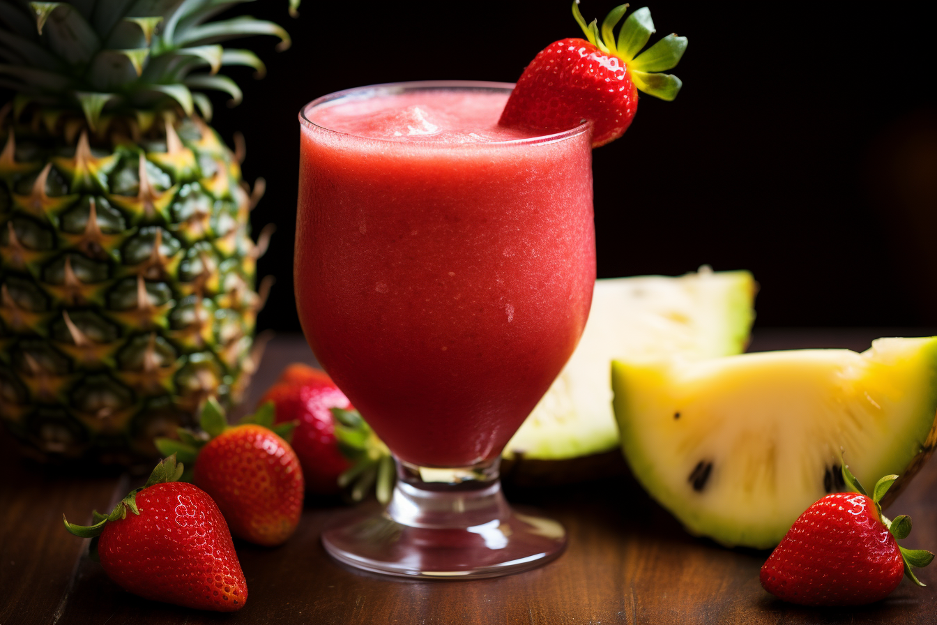 Strawberry Daiquiri Tropical Smoothie: A Refreshing Delight