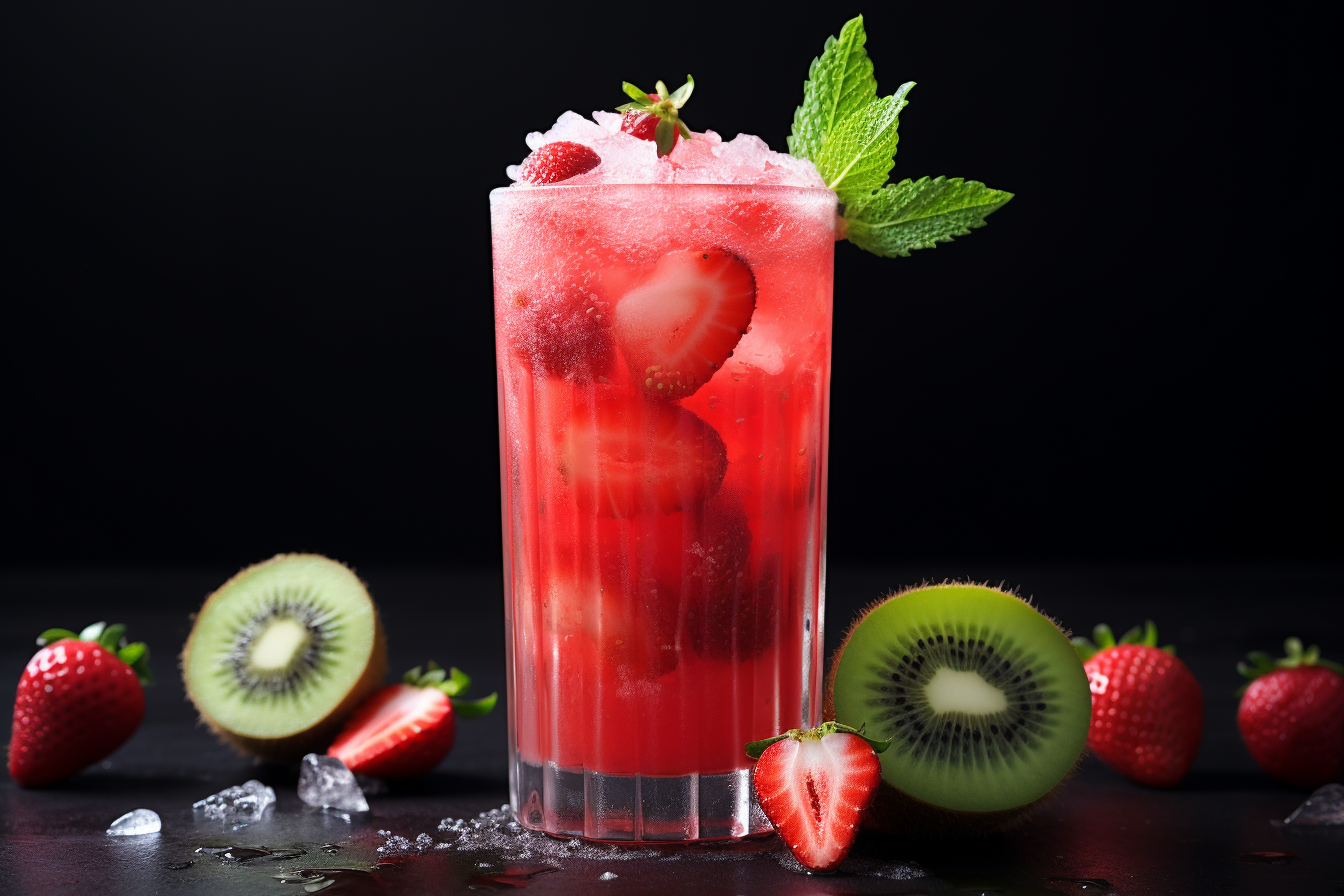 Strawberry Kiwi Breeze Smoothie - A Refreshing Delight!