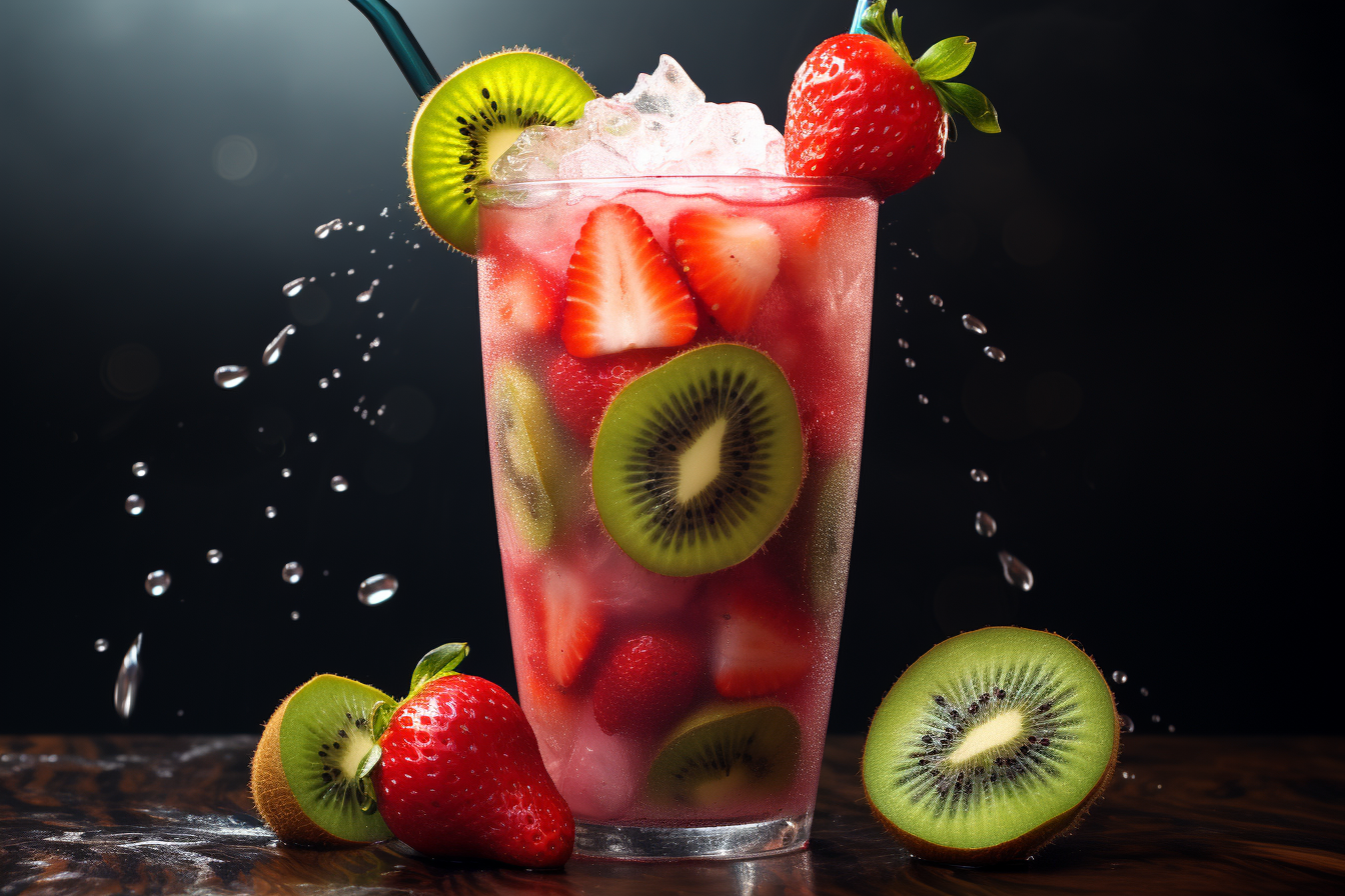 Strawberry Kiwi Breeze Smoothie - A Refreshing Delight!